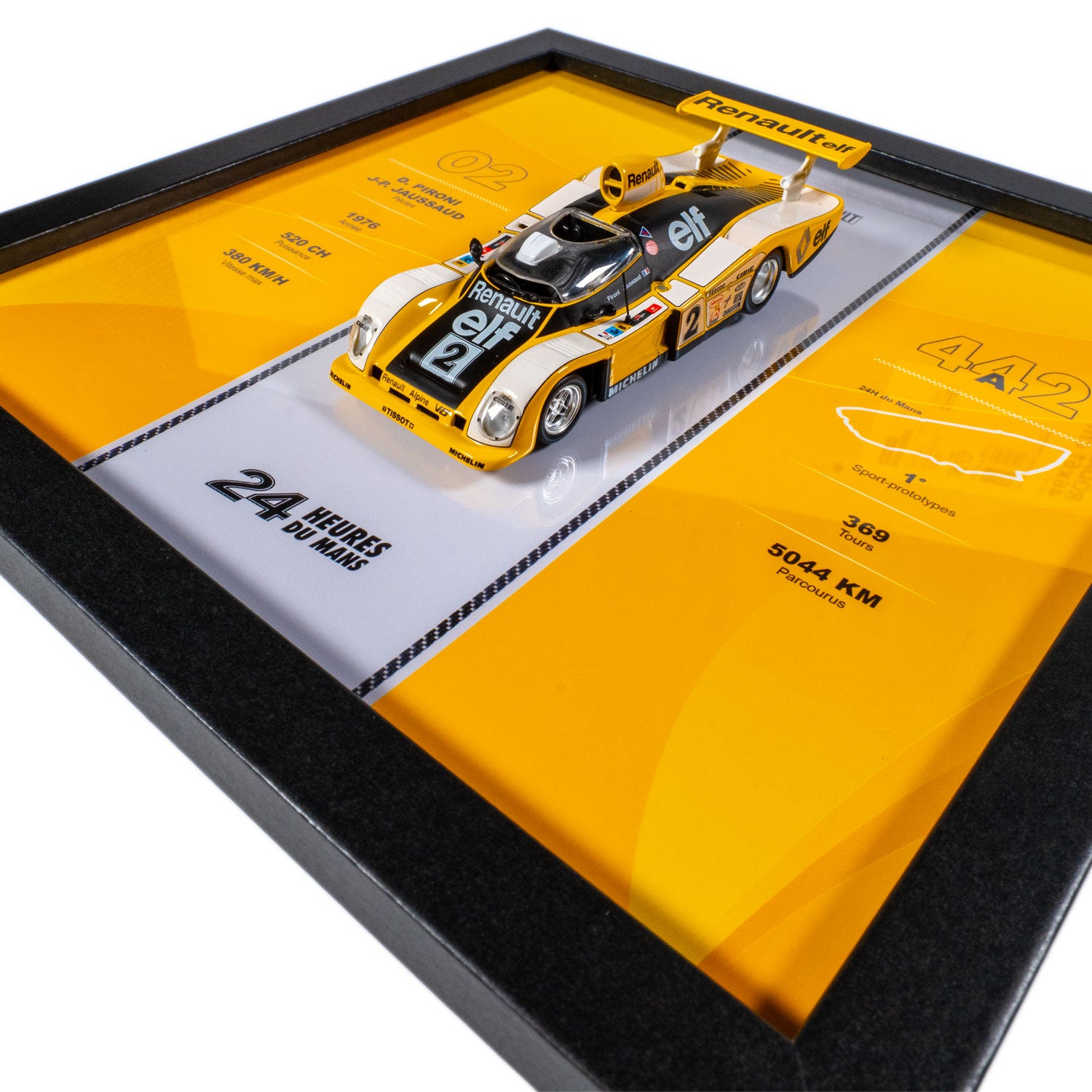 Alpine Renault - 24H Le Mans A442 car - 20 x 20 cm