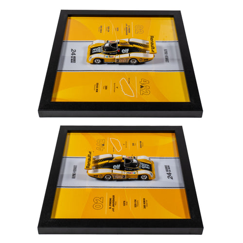 Alpine Renault - Voiture 24H du Mans A442 - 20 x 20 cm
