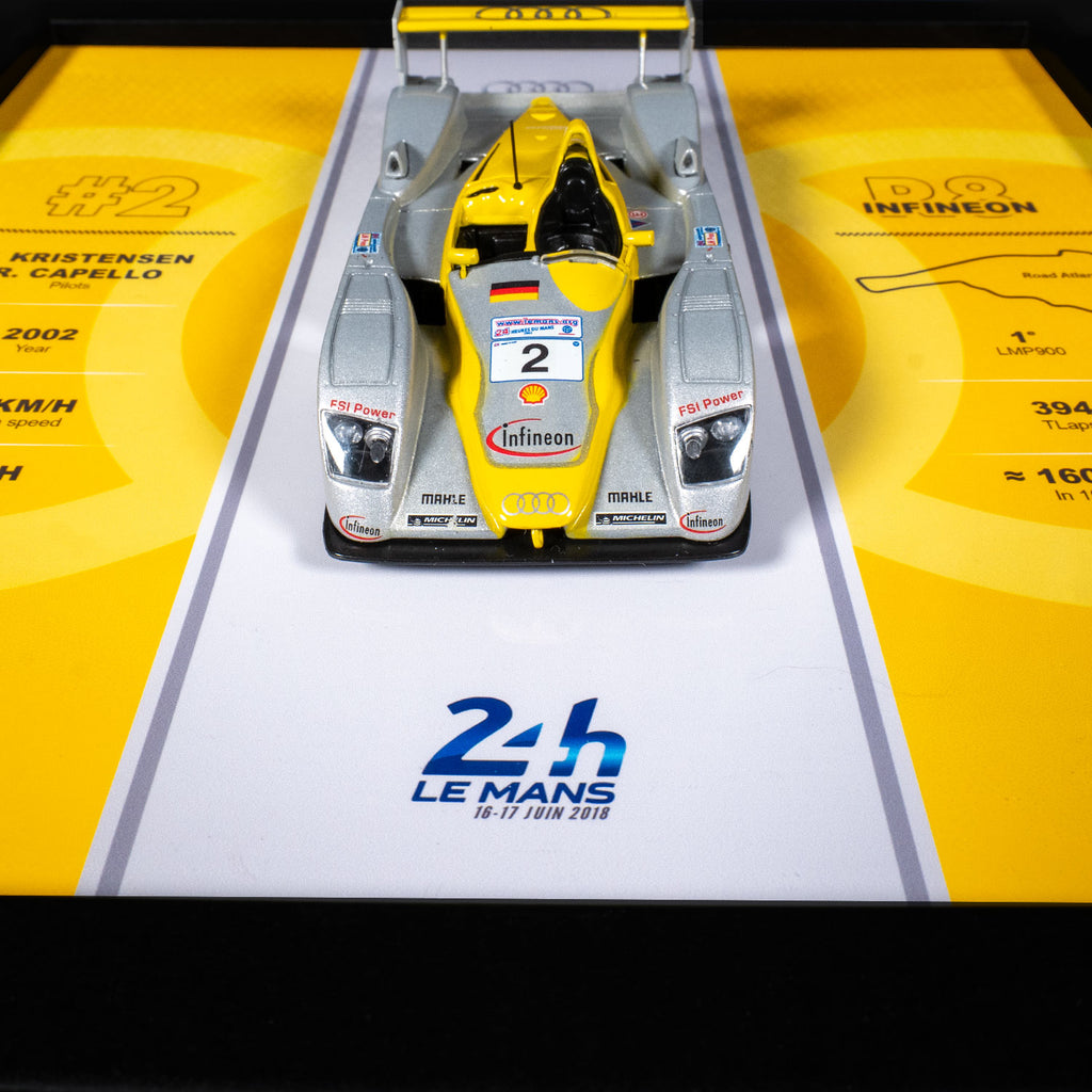 Audi - Voiture 24H du Mans R8 Infineon - 20 x 20 cm