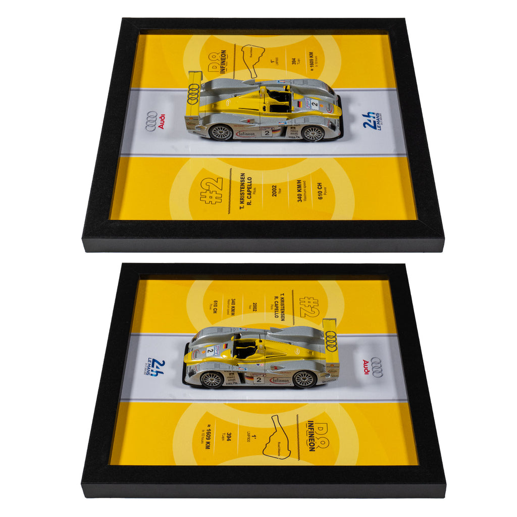 Audi - Voiture 24H du Mans R8 Infineon - 20 x 20 cm
