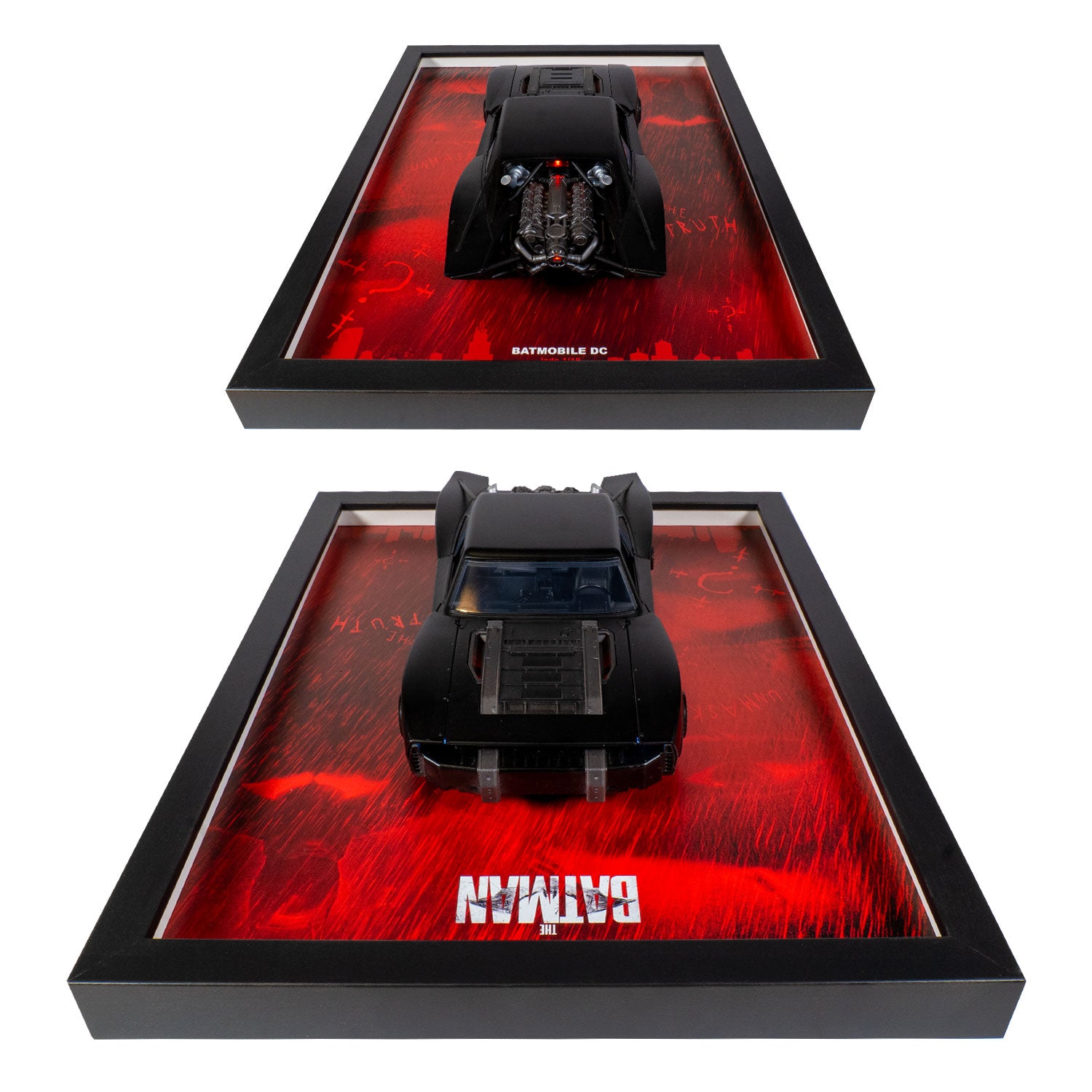 Batmobile DC - The Batman - Lumières LED intégrées - 32 x 42 cm