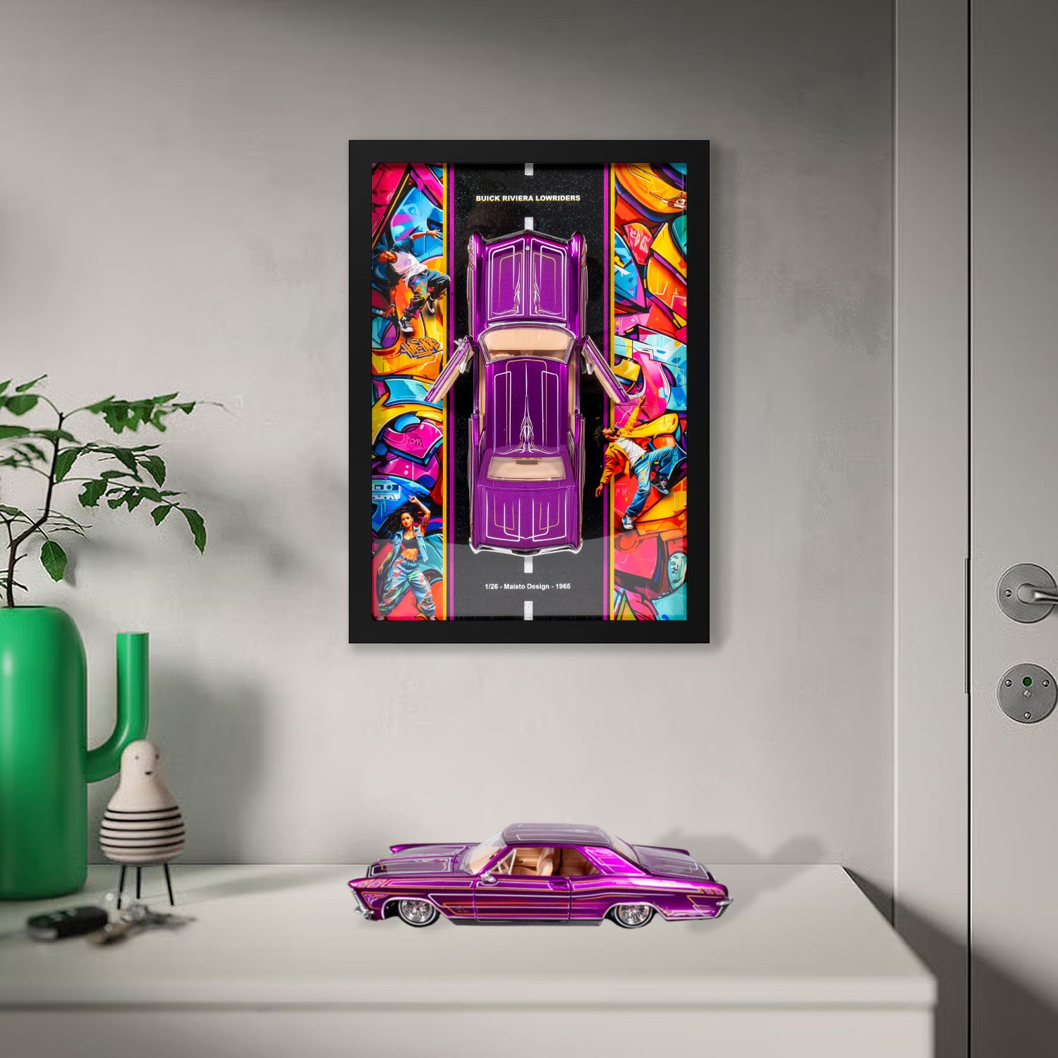 Buick Riviera voiture Lowriders 1965 - 23 x 32 cm