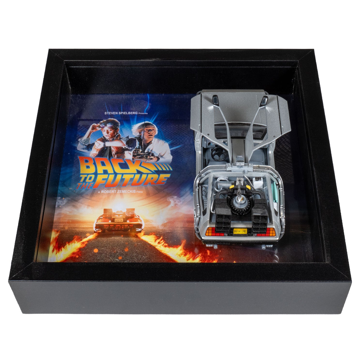 Retour vers le Futur - DeLorean DMC-12 - LED - 27,5 x 27,5 cm