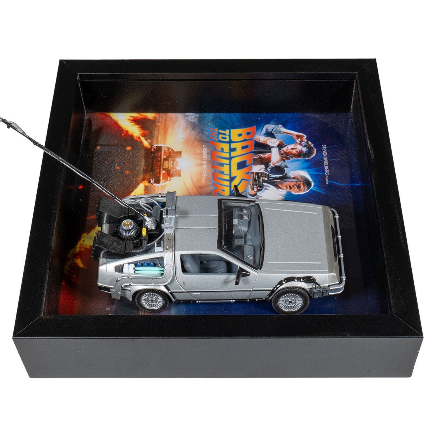 Retour vers le Futur - DeLorean DMC-12 - LED - 27,5 x 27,5 cm