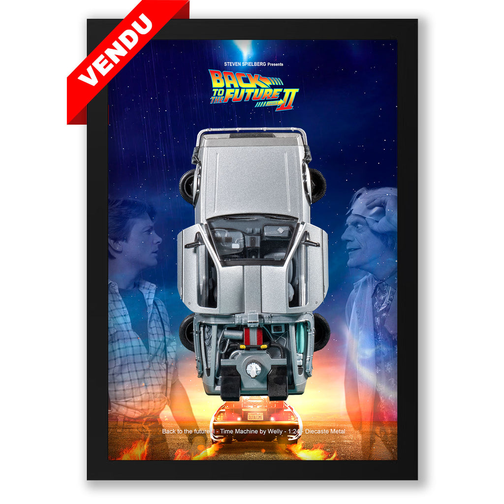 Retour vers le Futur 2 - DeLorean DMC-12 - 21 x30 cm
