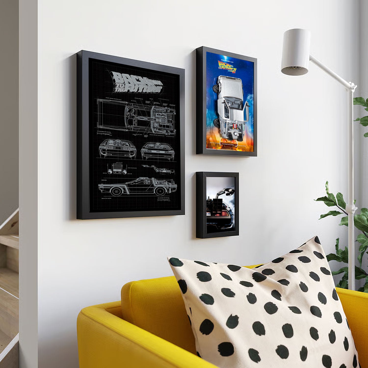 Retour vers le Futur 2 - DeLorean DMC-12 - 21 x30 cm