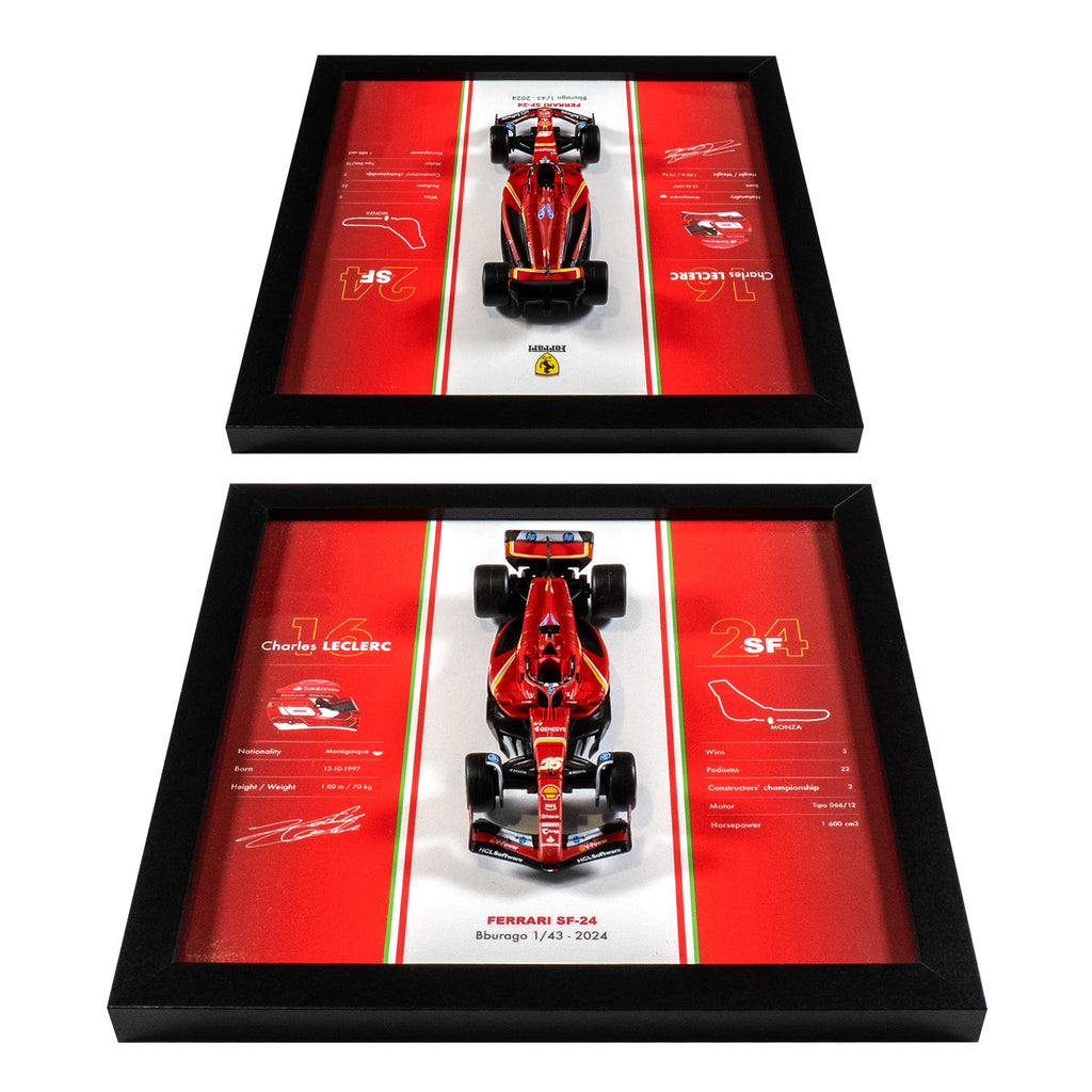 Ferrari - Formule 1 SF-24 - Charles Leclerc - 20 x 20 cm