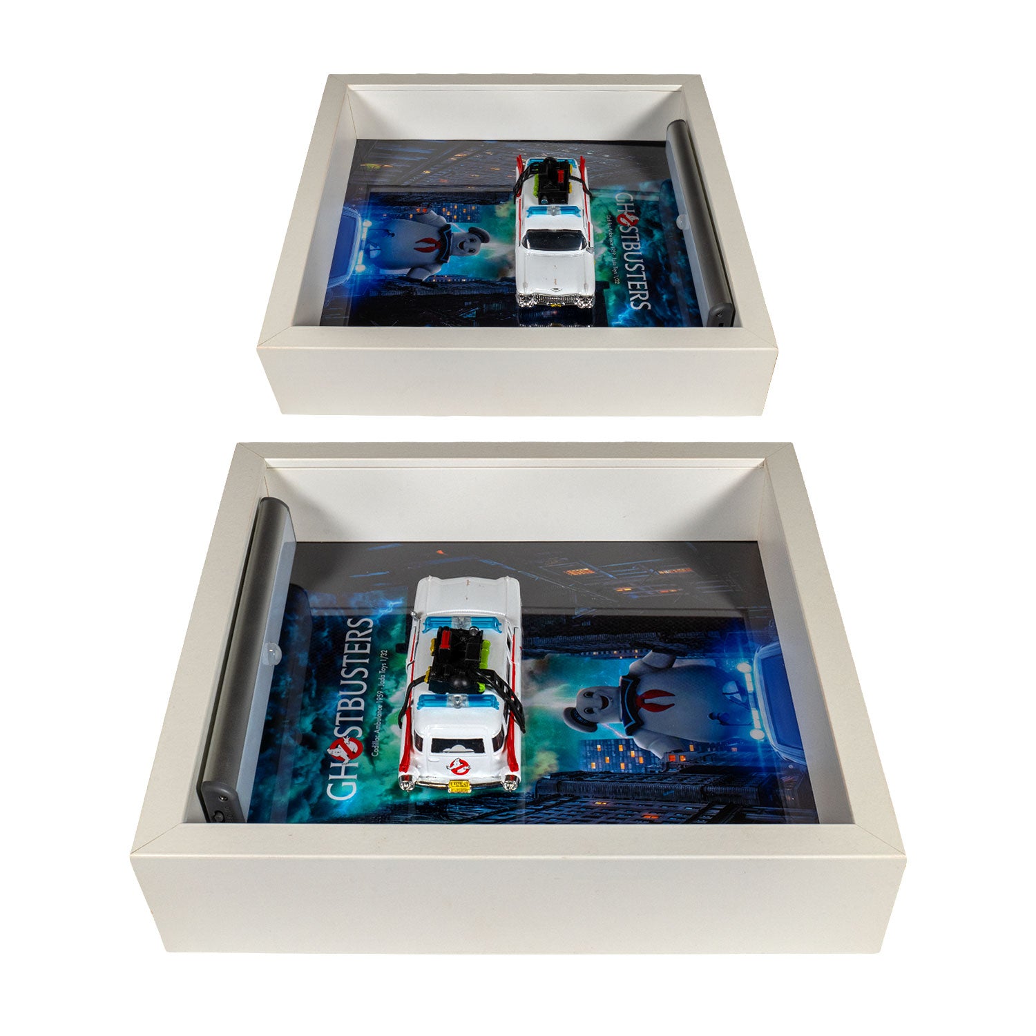 Ghostbusters 1984 - Cadillac Ecto 1 - Lumière LED - 27 x 27 cm