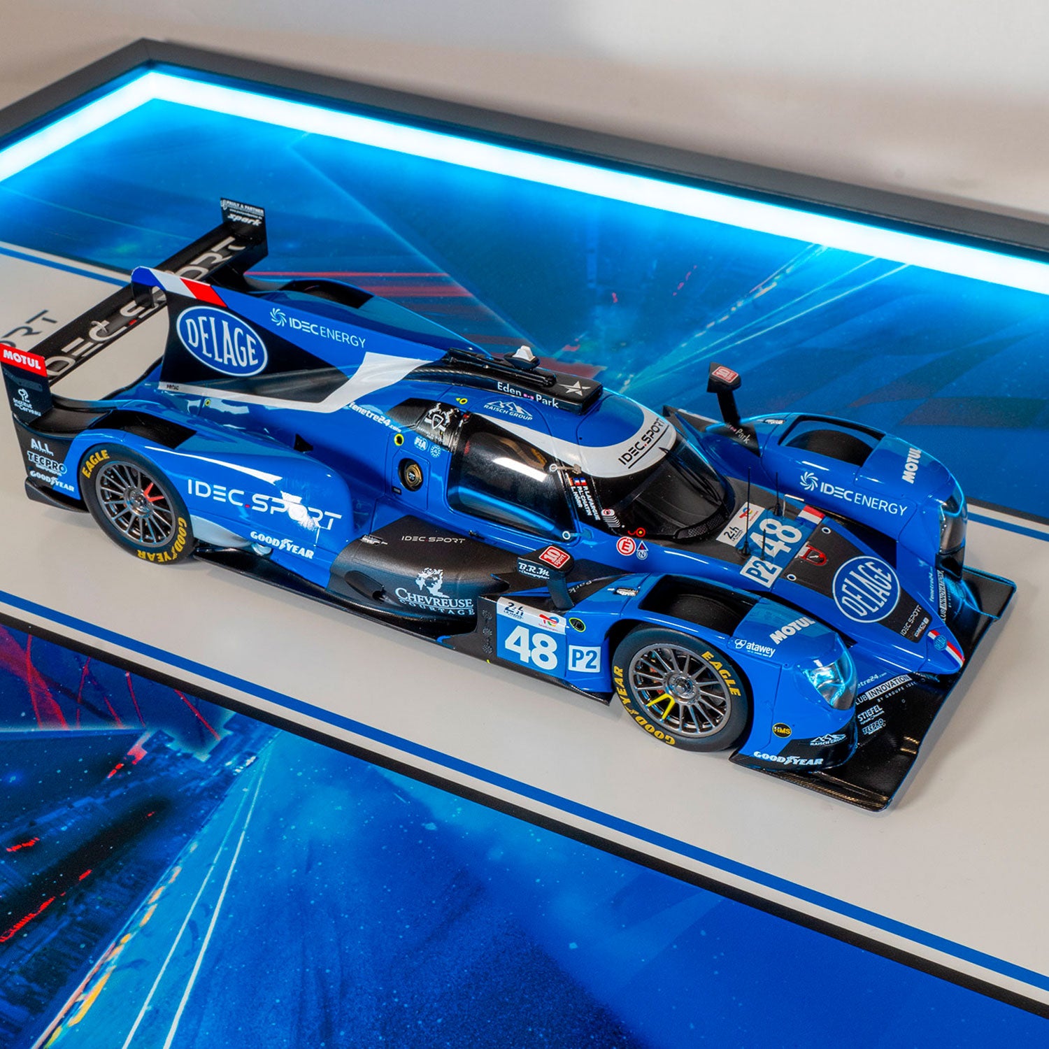 Idec Sport - LMP2 - Oreca 07 Gibson N48 - 48 x 63 cm