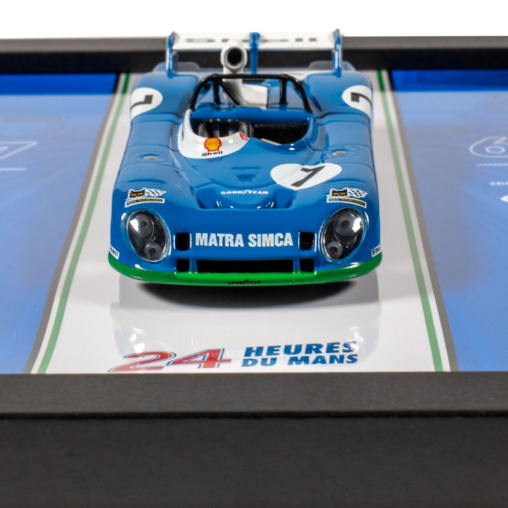 Matra Simca - Voiture 24H du Mans MS670B - 20 x 20 cm