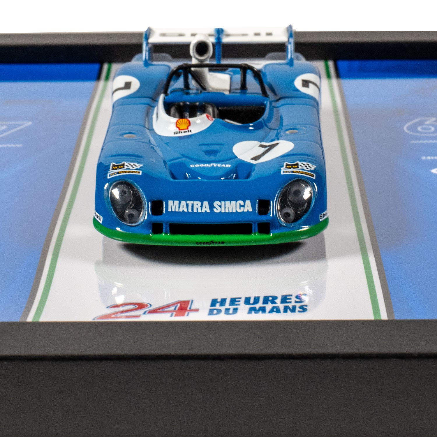 Matra Simca - Voiture 24H du Mans MS670B - 20 x 20 cm