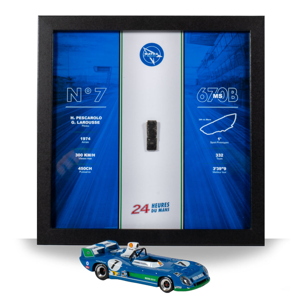 Matra Simca - Voiture 24H du Mans MS670B - 20 x 20 cm