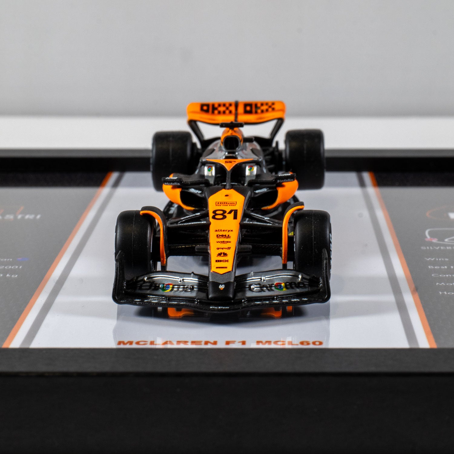 McLaren - Formule 1 MCL60 - Oscar Piastri - 20 x 20 cm