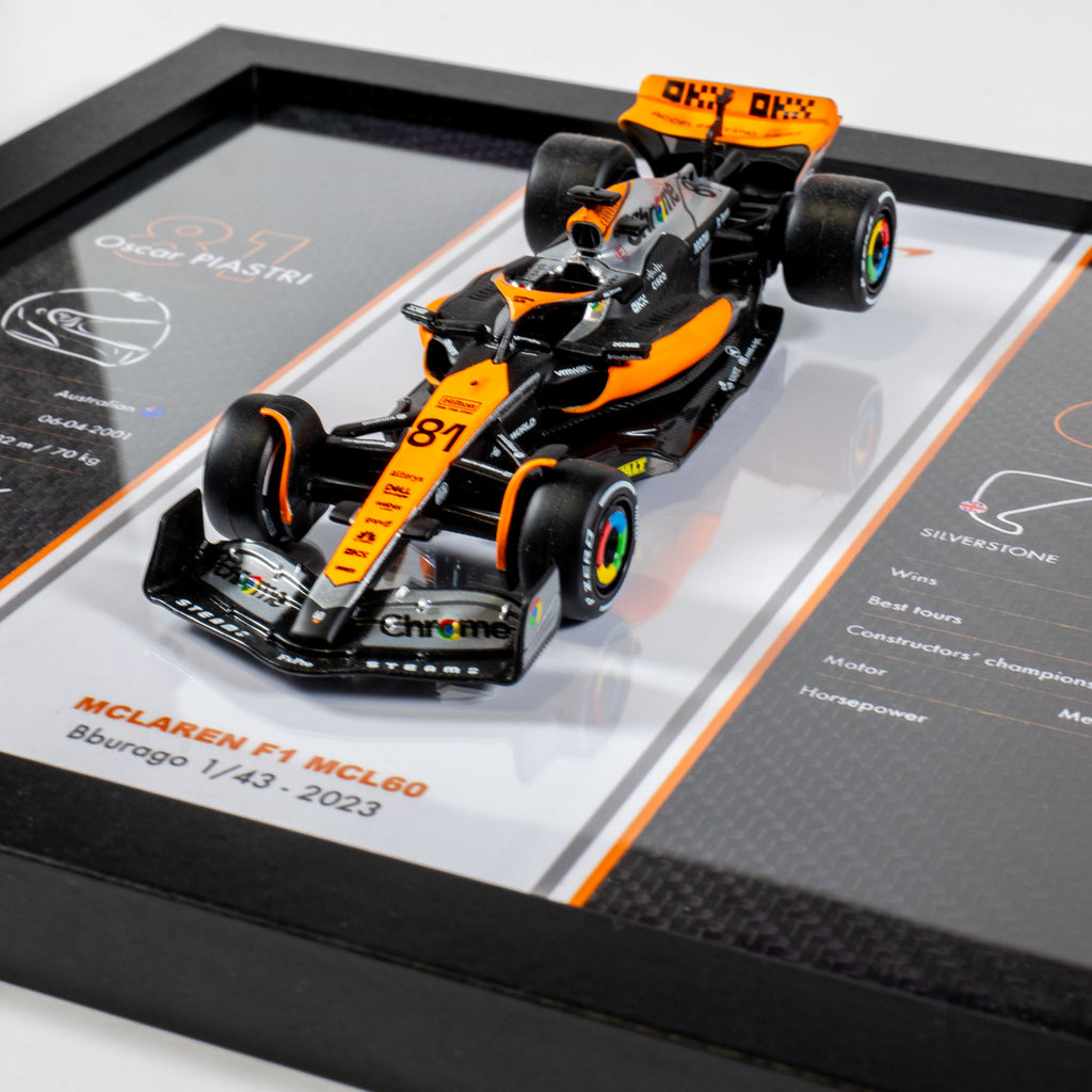 McLaren - Formule 1 MCL60 - Oscar Piastri - 20 x 20 cm