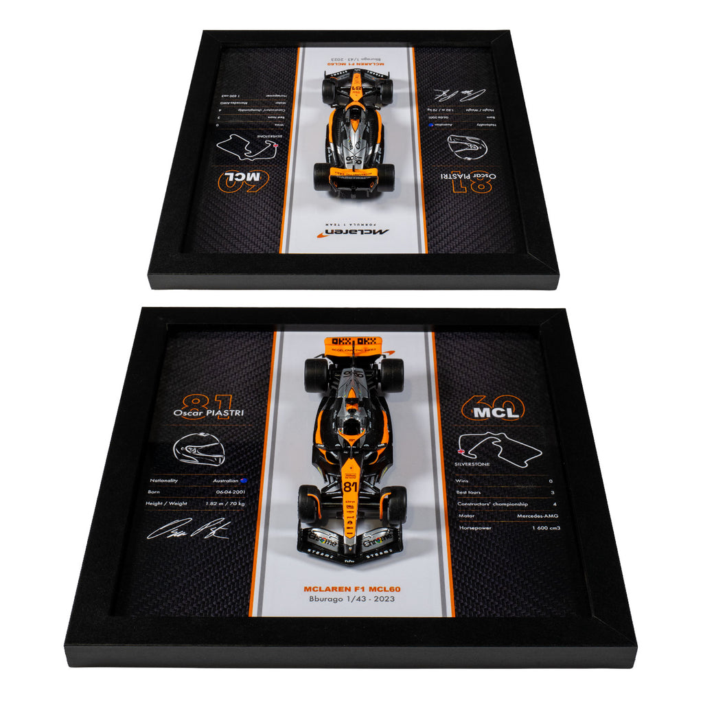 McLaren - Formule 1 MCL60 - Oscar Piastri - 20 x 20 cm