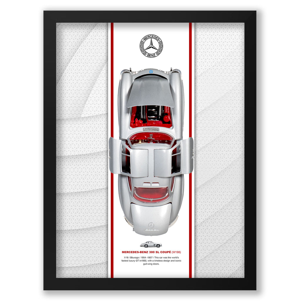 Mercedes-Benz - 300 SL Coupé (W198) - 32 x 42 cm