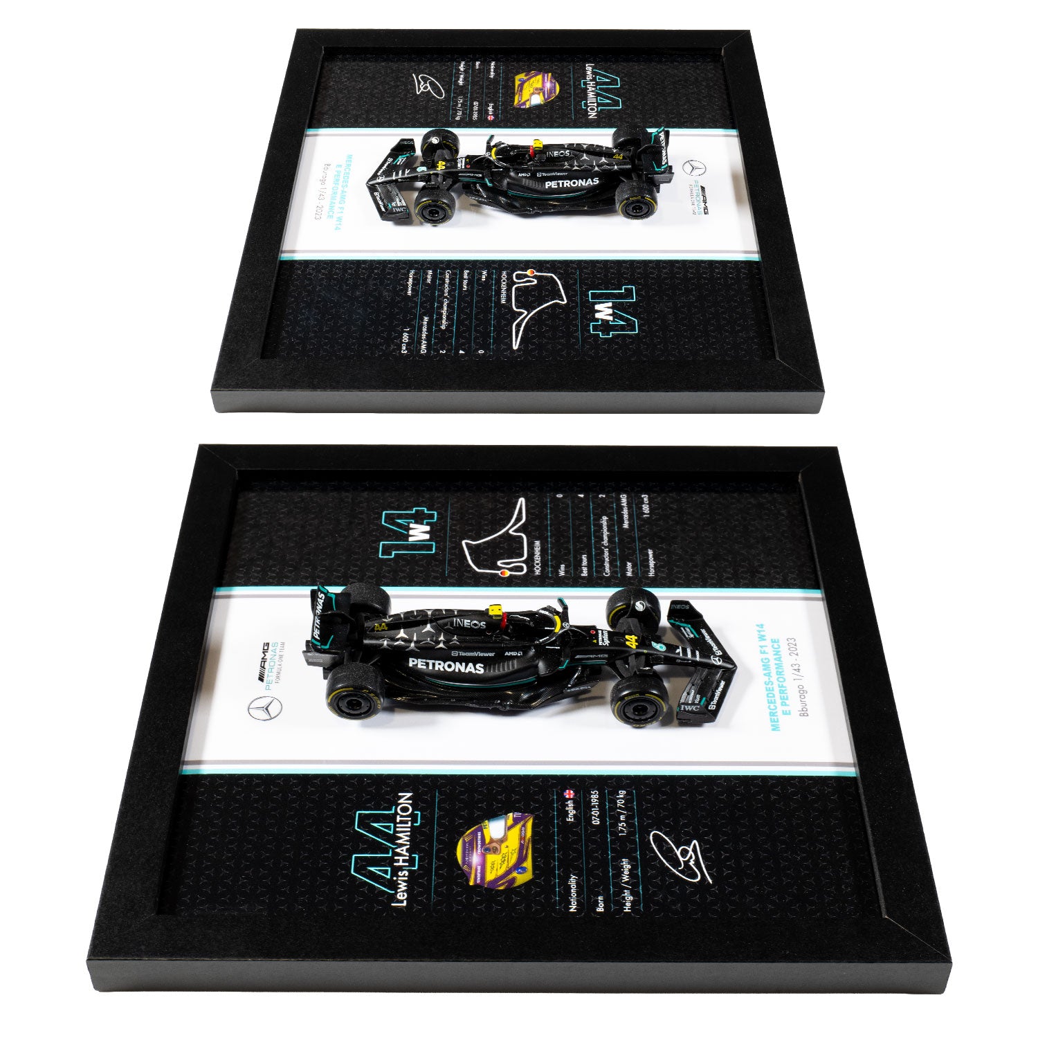 Mercedes-AMG - Formule 1 W14 E Performance - Lewis Hamilton - 20 x 20 cm