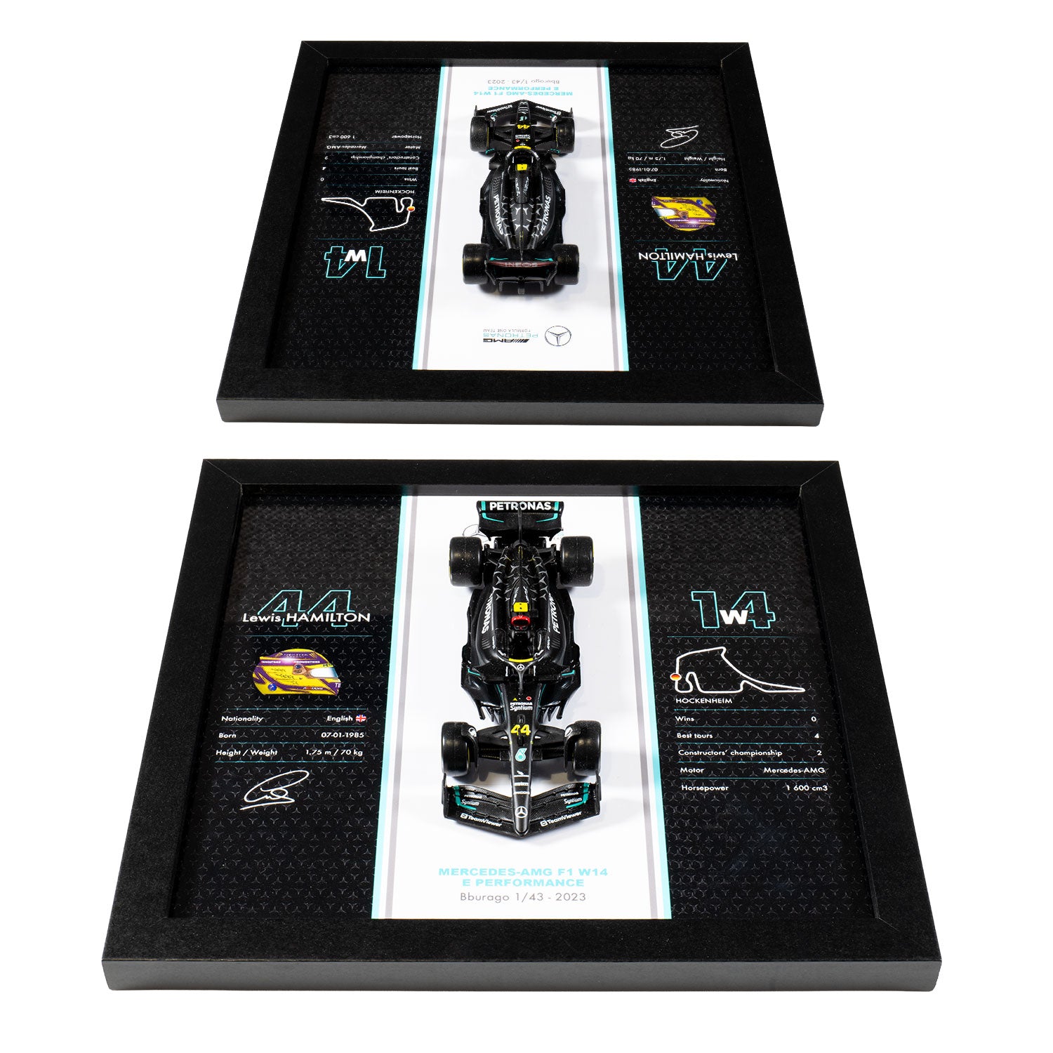 Mercedes-AMG - Formule 1 W14 E Performance - Lewis Hamilton - 20 x 20 cm