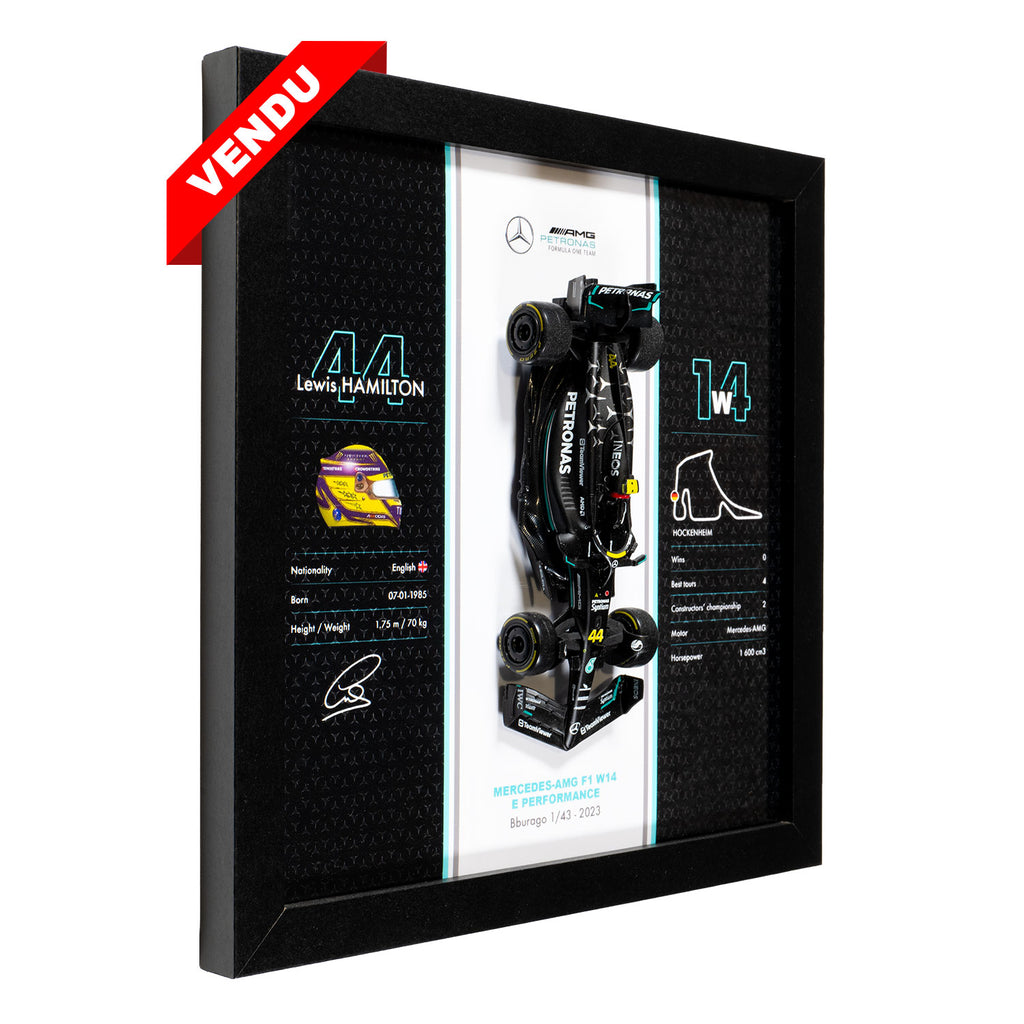Mercedes-AMG - Formule 1 W14 E Performance - Lewis Hamilton - 20 x 20 cm
