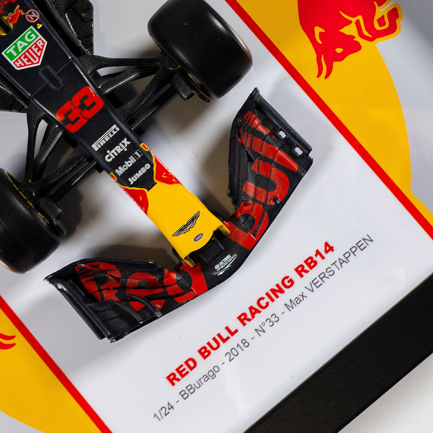 Red Bull Racing - Formule 1 RB14 - Max Verstappen - 23 x 32 cm