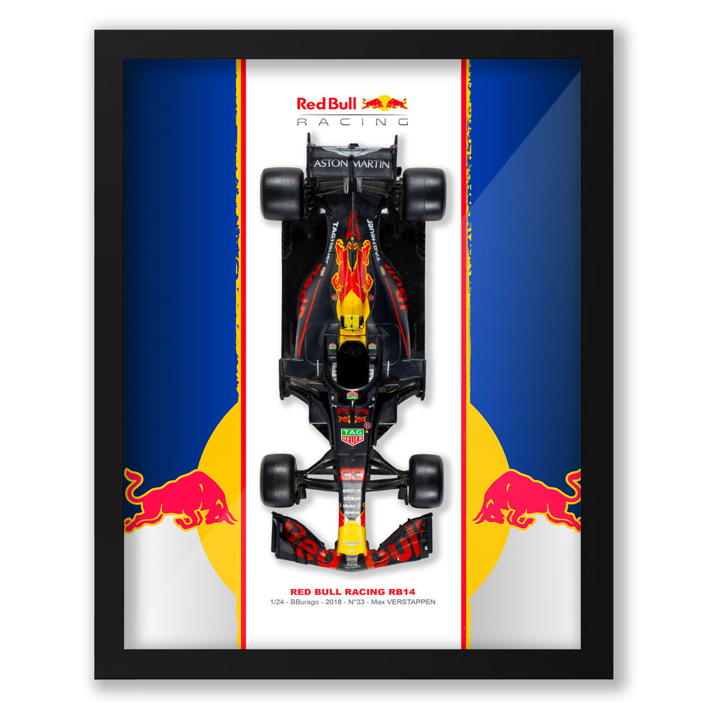 Red Bull Racing - Formule 1 RB14 - Max Verstappen - 23 x 32 cm