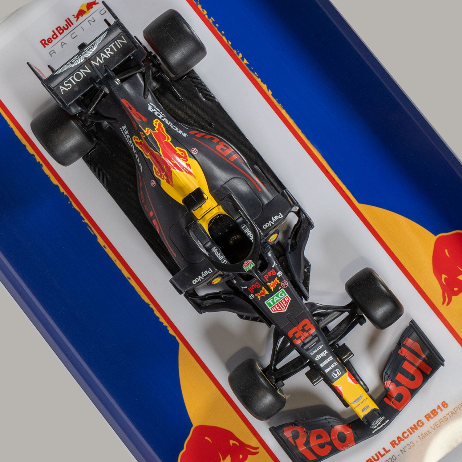 Red Bull Racing - Formule 1 RB16 - Max Verstappen - 23 x 32 cm