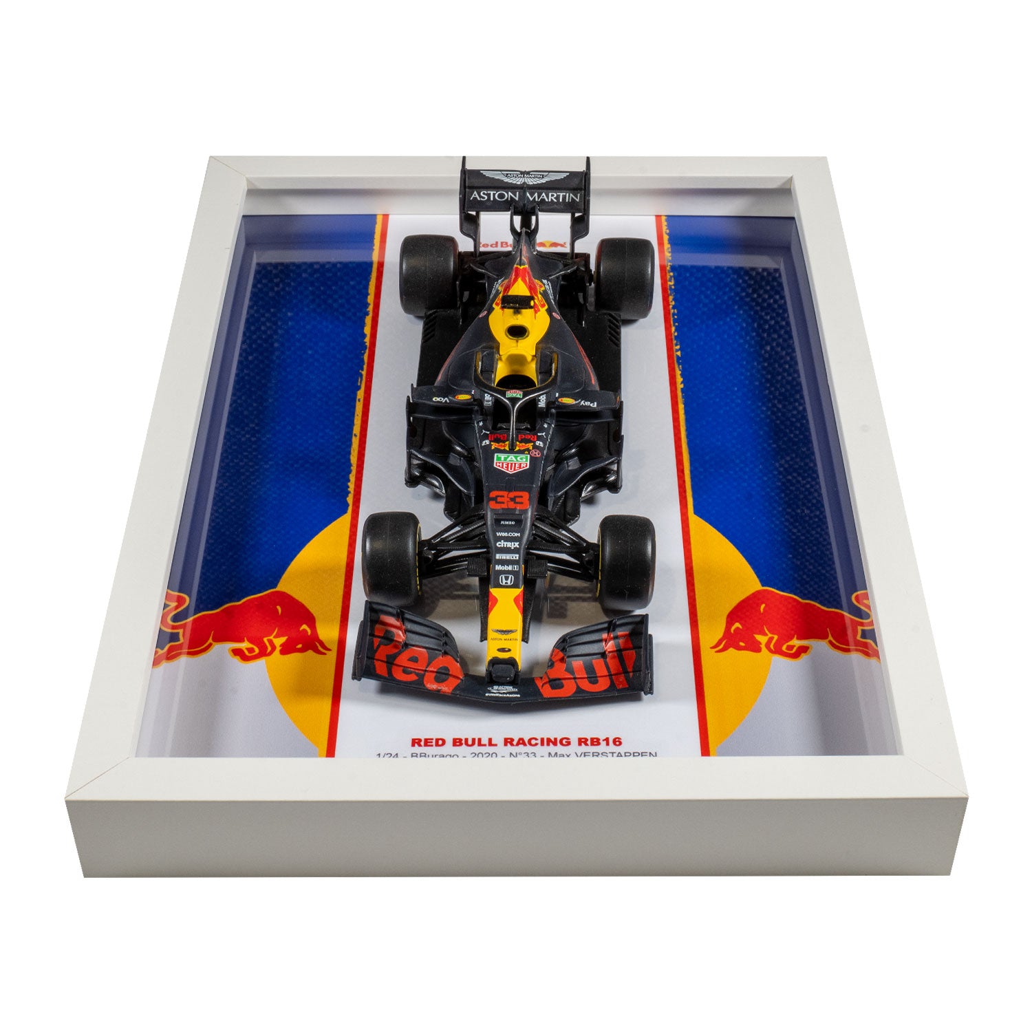 Red Bull Racing - Formule 1 RB16 - Max Verstappen - 23 x 32 cm