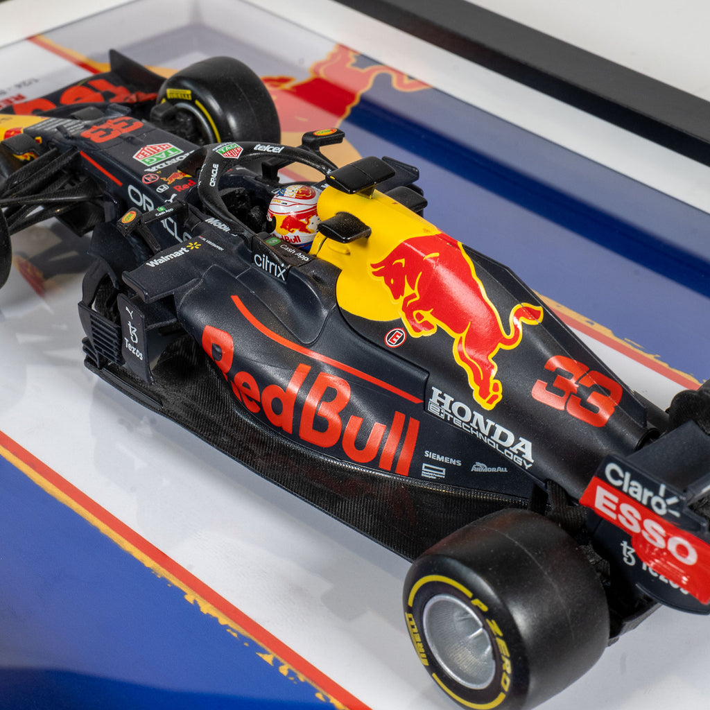 Red Bull Racing - Formule 1 RB16B - Max Verstappen - 23 x 32 cm
