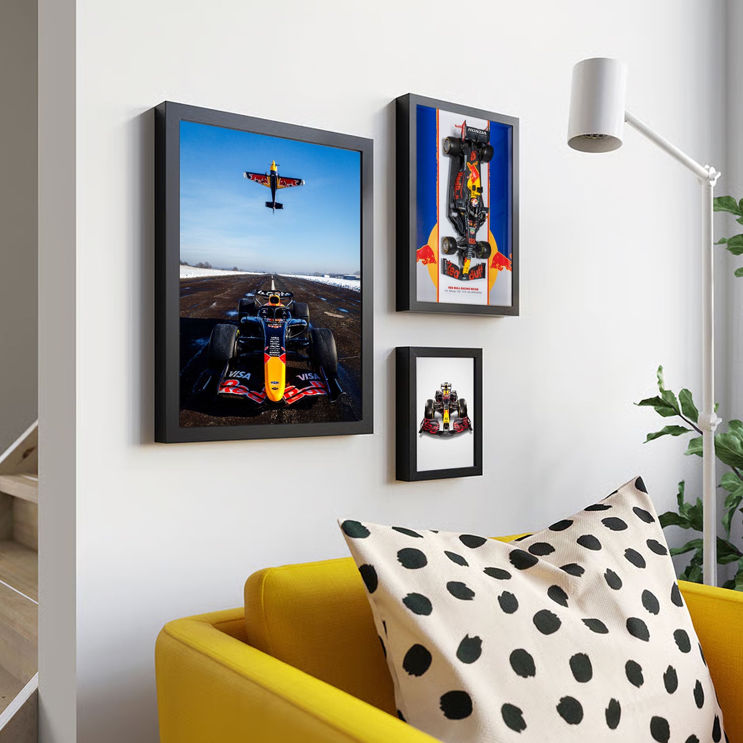 Red Bull Racing - Formule 1 RB16B - Max Verstappen - 23 x 32 cm
