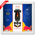 Oracle Red Bull Racing - Formule 1  RB20 - Max Verstappen - 22 x 22 cm