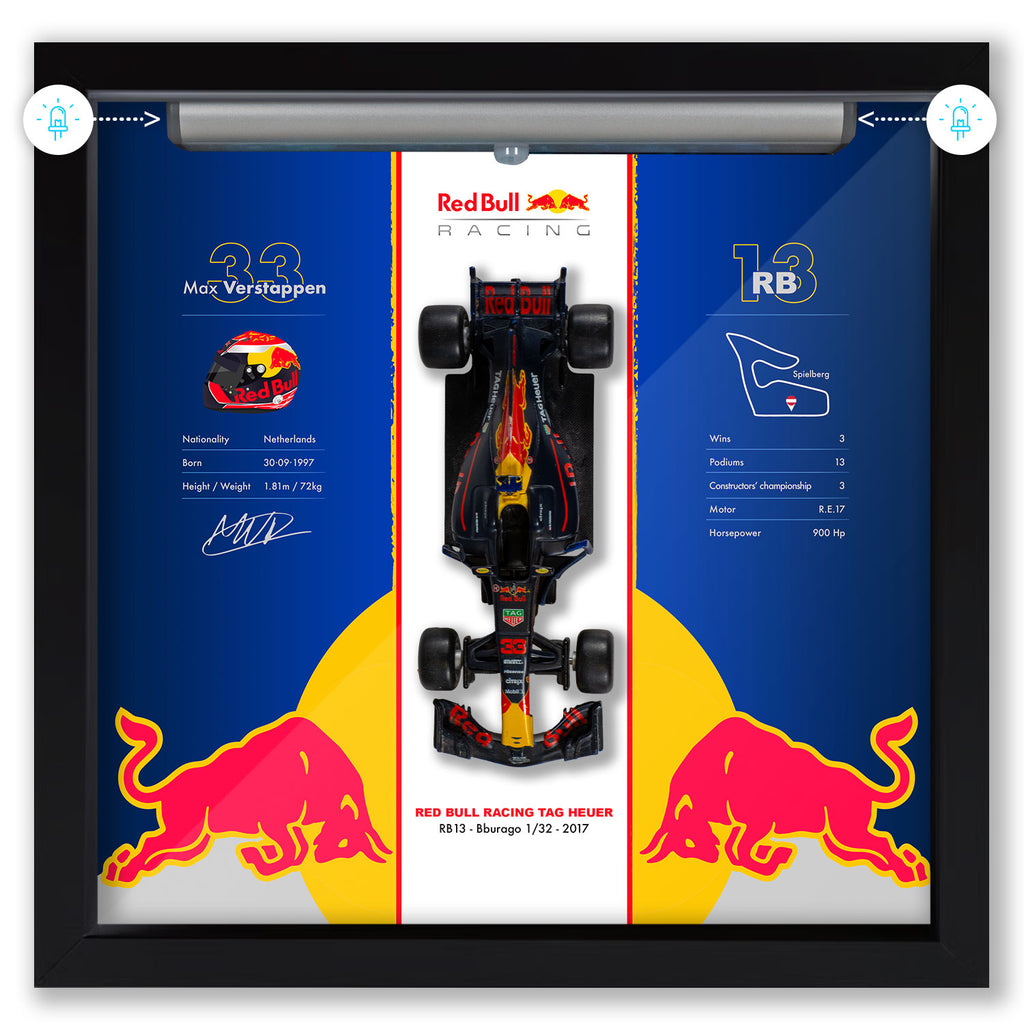 Red Bull Racing - Formule 1 RB13 - Max Verstappen - 27 x 27 cm